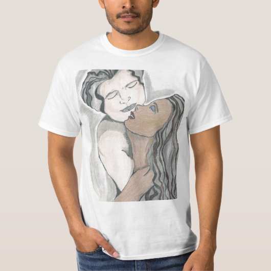 Etnische, interraciale, multiculturele t-shirt (Voorkant)