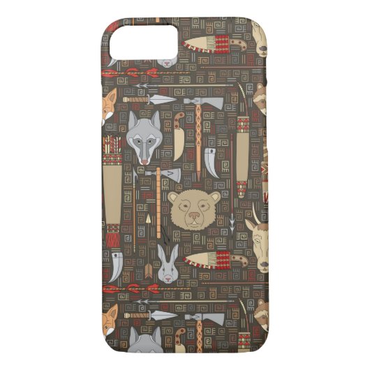 Etnische jachtpatronen Case-Mate iPhone case (Achterkant)