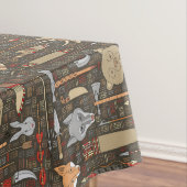 Etnische jachtpatronen tafelkleed (Voorbeeld)