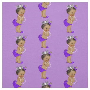Etnische Kleine Prinses Paars Stof