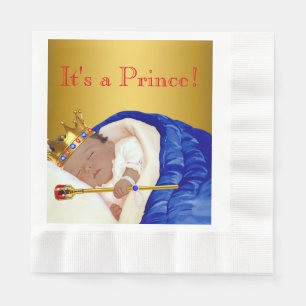 Etnische Koninklijke Prins Baby Shower Servetten