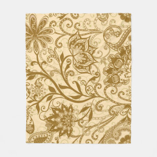 Etnische Mandala's: Indiase stijl patroon Fleece Deken