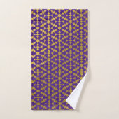 Etnische Marokkaanse geometrische mozaïekpatroon Bad Handdoek (Handdoek)