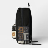 Etnische modderdoek Afrikaanse bedrukte rugzak (Rechts)