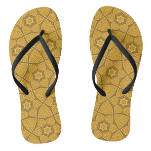 Etnische moderne geometrische patronen 2 teenslippers