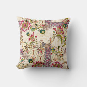 Etnische Mogal Floral Paisley Kussen