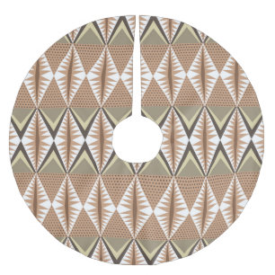 Etnische motieven: Elegant folkpatroon. Kerstboom Rok