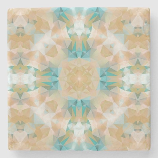 Etnische nationale versiering stenen onderzetter (Voorkant)