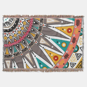 Etnische ornamenten deken