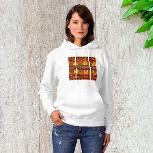 Etnische patronen hoodie