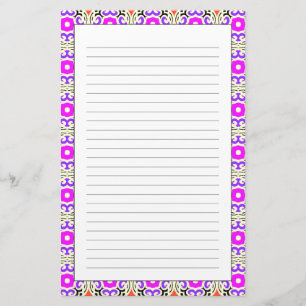 Etnische patronen met Marokkaanse motifs Briefpapier