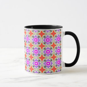 Etnische patronen met Marokkaanse motifs Mok