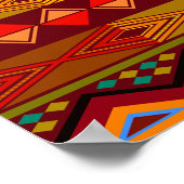 Etnische patronen poster (Hoek)