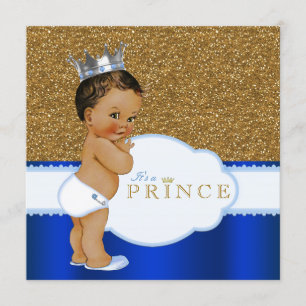 Etnische Prince Baby Shower Kaart