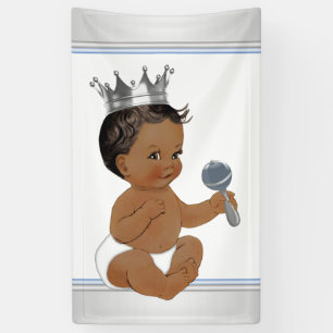 Etnische Prince Baby Shower Spandoek