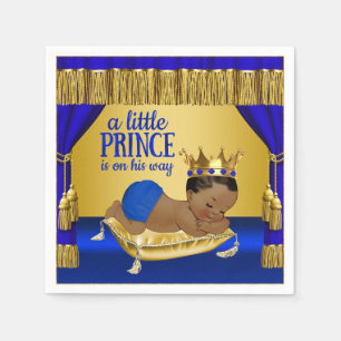 Etnische Prins Baby Shower Papieren Servetten