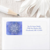 Etnische retro floral Mandala Etiket (Insitu)