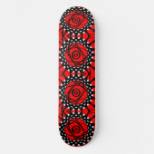 Etnische ruimte baan caleidoscoop J Rood Skateboard (Voorkant)