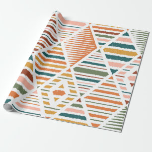 Etnische stam Argyle naadloos patroon. Traditionee Cadeaupapier