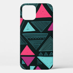 Etnische stam Boho: Doodle . iPhone 12 Hoesje