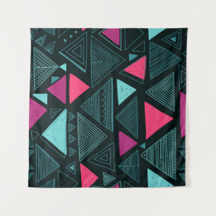 Etnische stam Boho: Doodle . Wandkleed