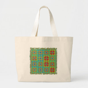 Etnische stammenpatronen.jpg grote tote bag