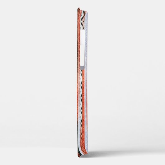 Etnische stamstrepen: tapijtontwerp. Case-Mate iPhone case (Achterkant / Links)