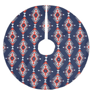 Etnische stijl, geometrisch naadloos patroon. kerstboom rok