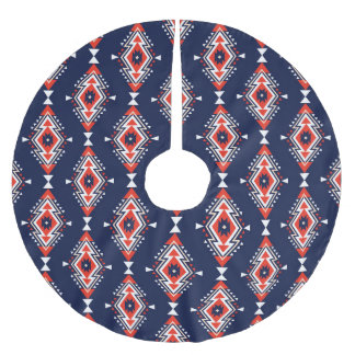 Etnische stijl, geometrisch naadloos patroon. kerstboom rok