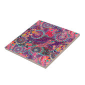 Etnische stijldieren tegeltje (Zijkant)