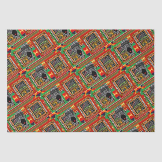 Etnische Tissuepapier (Voorkant)