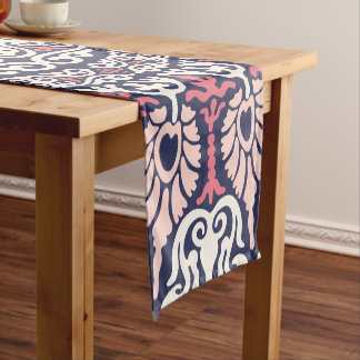 Etnische traditionele Indische Mandala-mozaïekpatr Korte Tafelloper