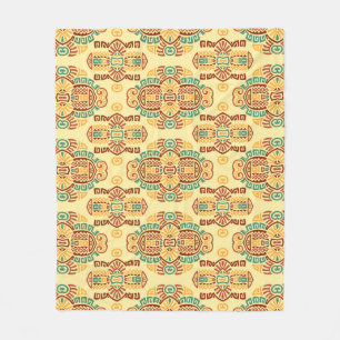 Etnische trend: Boheemse naadloze Tegel Fleece Deken