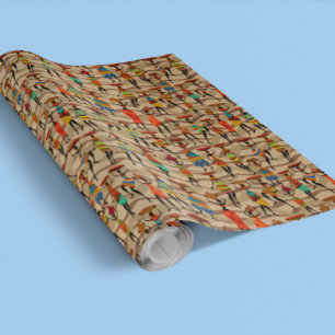 Etnische tribale Afrikaanse patronen Cadeaupapier