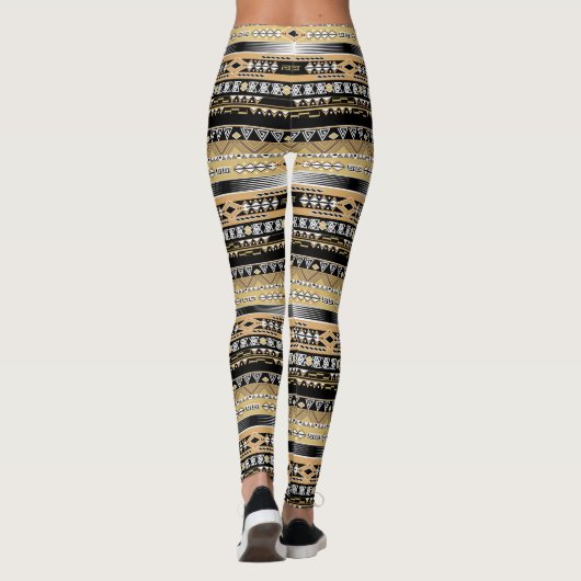 Etnische, tribale, ornament leggings (Achterkant)