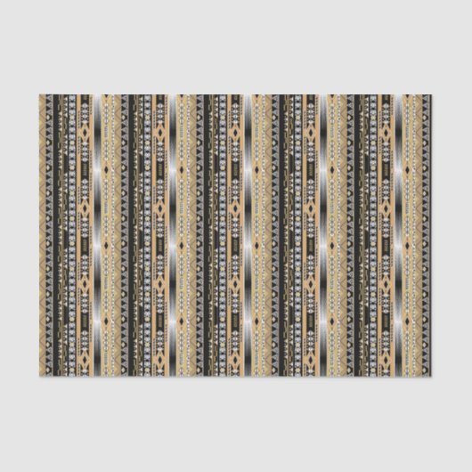 Etnische, tribale, ornament tissuepapier (Voorkant)