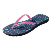 etnische veren bohemen teenslippers (Schuin)