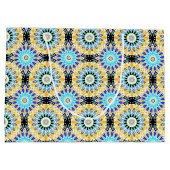 Etnische versiering groot cadeauzakje (Achterkant)