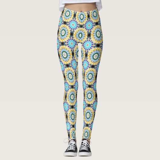 Etnische versiering leggings (Voorkant)