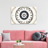 Etnische vormen Moderne Kleurrijke Verpakte Kunst Canvas Afdruk (Insitu (Woonkamer))