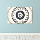 Etnische vormen Moderne Kleurrijke Verpakte Kunst Canvas Afdruk (Insitu (Houten vloer))