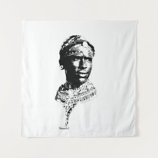 Etnische Wandkleed (Voorkant)