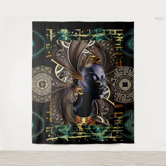 Etnische Wandkleed (Voorkant)