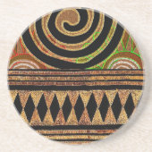 Etnische Zandsteen Onderzetter (Voorkant)