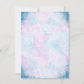 Etnische Zeemeermin Baby Douche uitnodigingen (Achterkant)