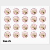 Etnische Zeemeermin Baby shower Stickers (Vel)