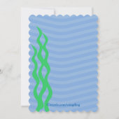 Etnische Zeemeermin Verjaardag Pool Party Kaart (Achterkant)