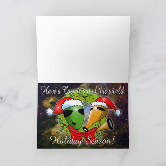 Eto Cosmic Christmas Kaart (Binnen)