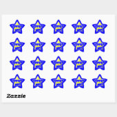 Étoile 20 Super Sticker (Feuille)