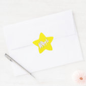 Étoile Anges Inspiration Word Art Sticker Decal (Enveloppe)